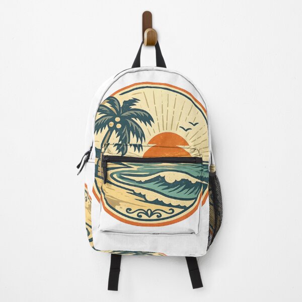 Item preview, Vintage Beach – Retro Palm Tree Logo designed and sold by Dax Studio.