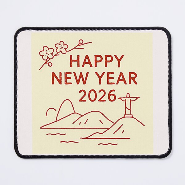 Item preview, Happy new year Rio de Janeiro Mystical Landscape doodle#1 designed and sold by Helios Be. Lavsh.
