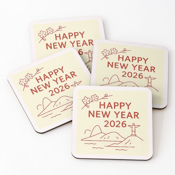 Item preview, Happy new year Rio de Janeiro Mystical Landscape doodle#1 designed and sold by Helios Be. Lavsh.