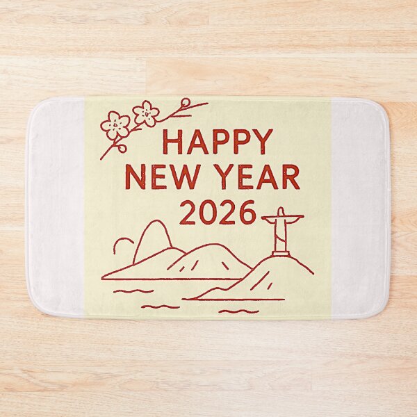 Item preview, Happy new year Rio de Janeiro Mystical Landscape doodle#1 designed and sold by Helios Be. Lavsh.