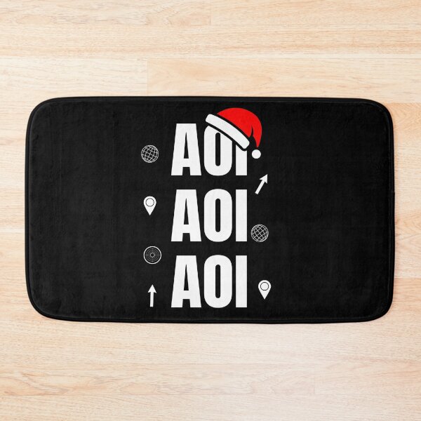 Item preview, AOI GIS Christmas Holiday Design designed and sold by SpatialPost.