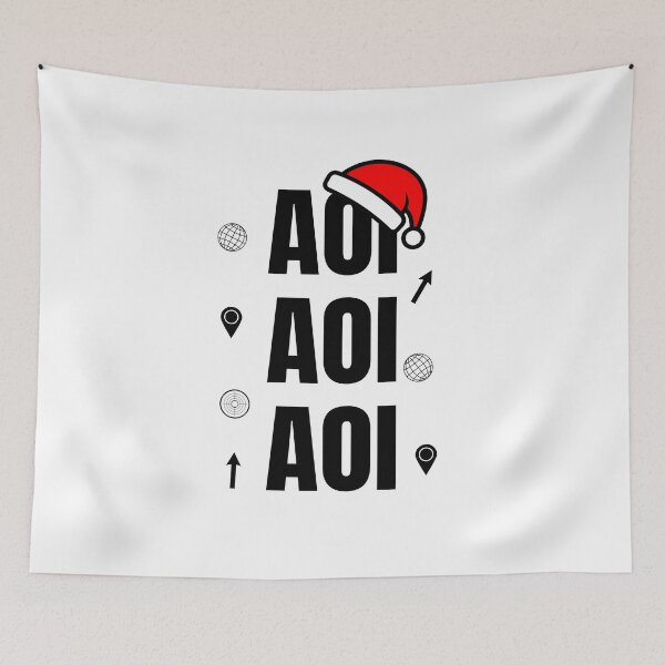 Item preview, AOI GIS Christmas Minimal Design designed and sold by SpatialPost.