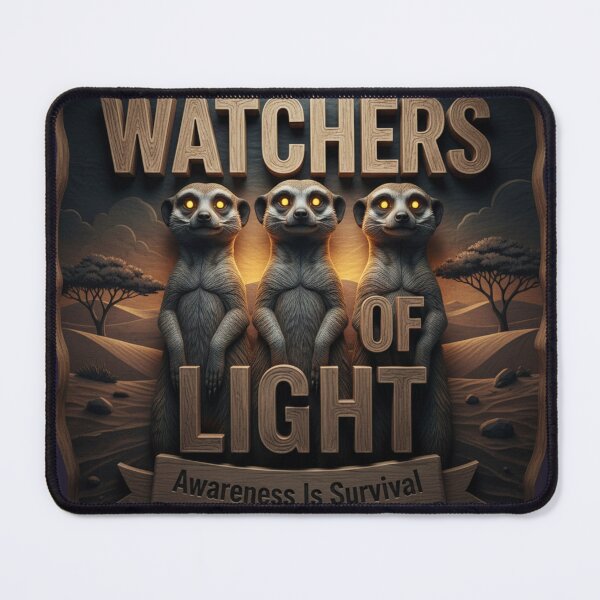 Item preview, Meerkat Carved Wood Awareness Is Survival designed and sold by SavannaStrikes.