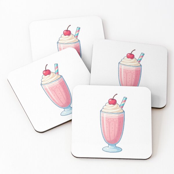 Item preview, Strawberry milkshake whipped cream and cherry on top designed and sold by octozap.