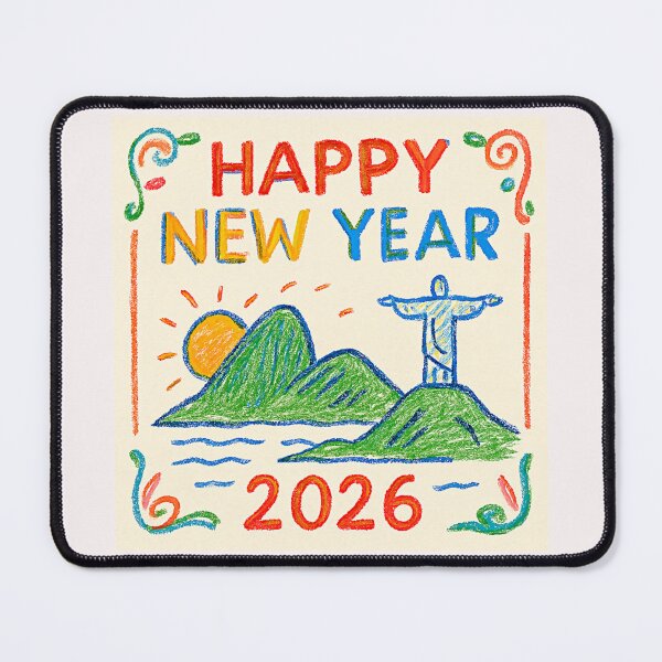 Item preview, Happy new year Rio de Janeiro Mystical Landscape doodle#2 designed and sold by Helios Be. Lavsh.