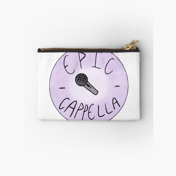 Item preview, Epic-Cappella with a microphone image and lavender background  designed and sold by neuraloot.