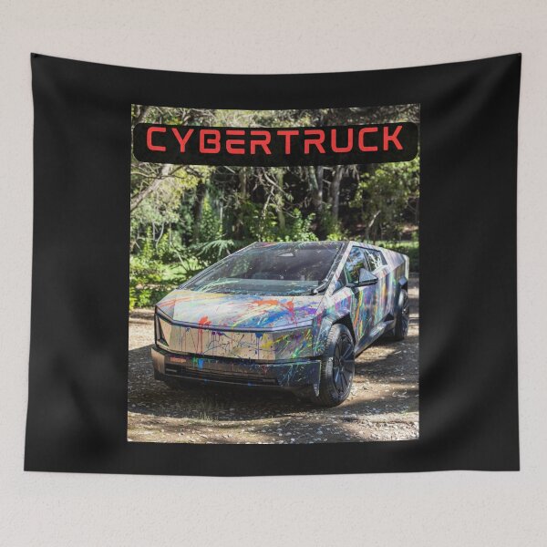 Item preview, cybertruck artwork designed and sold by TEEJAMBOREE.