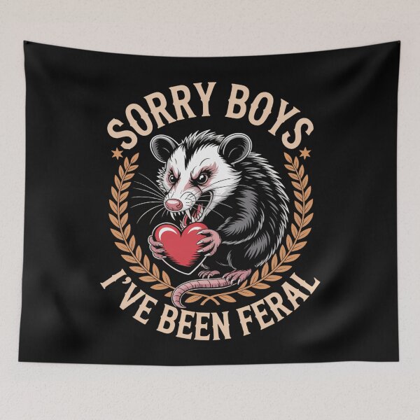 Item preview, Feral Possum Funny Anti Valentine Humor designed and sold by TikCore.