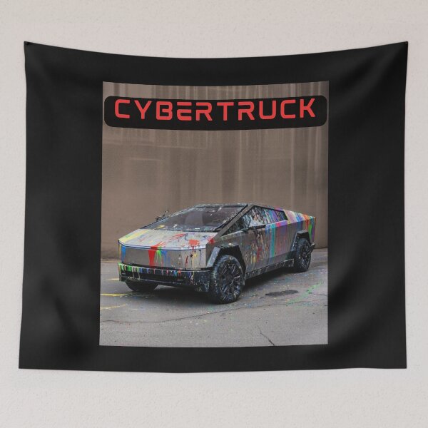 Item preview, cybertruck artwork designed and sold by TEEJAMBOREE.
