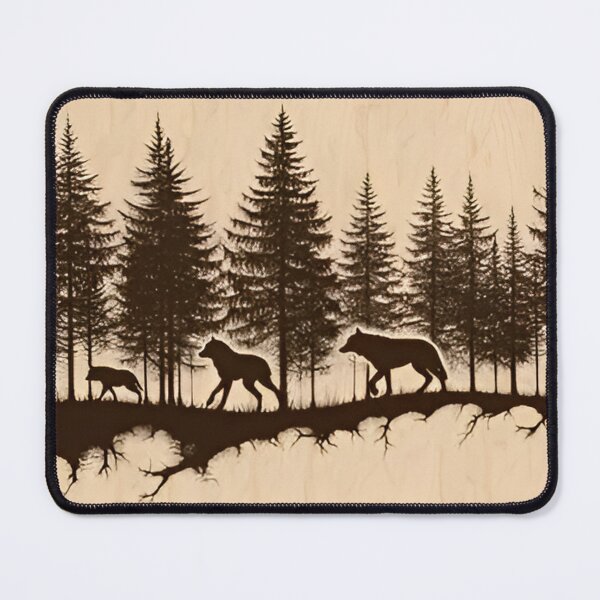 Item preview, Forest Wildlife Silhouette Art designed and sold by Next-level-arts.
