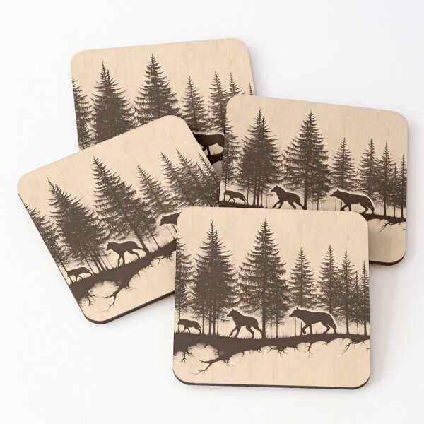 Item preview, Forest Wildlife Silhouette Art designed and sold by Next-level-arts.