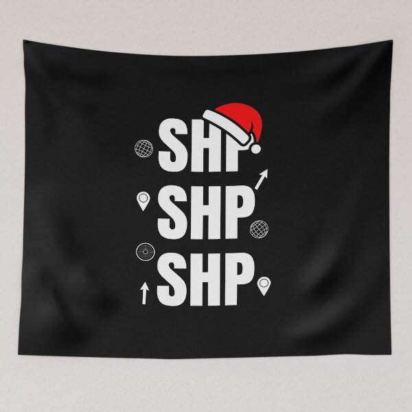 Item preview, SHP GIS Christmas Typography Design designed and sold by SpatialPost.