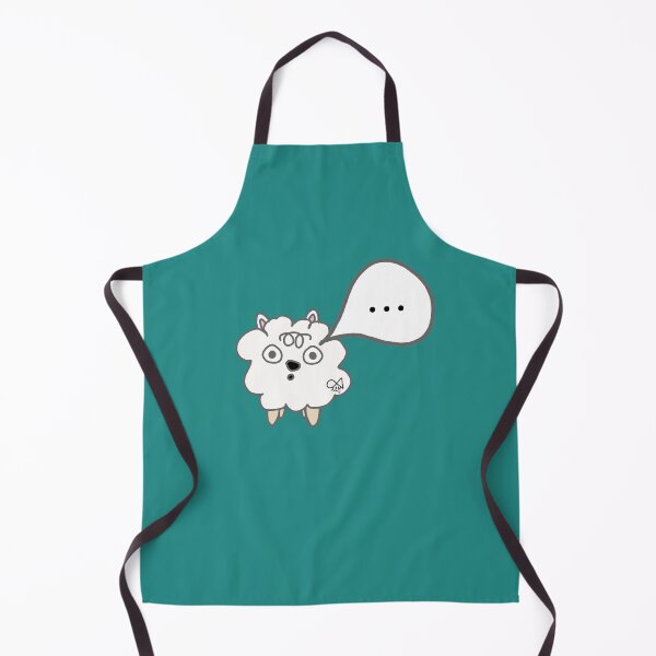 Item preview, LaMaisonOfMY MY BLANK STARE SHEEP COLLECTION  NO. 3 On Green designed and sold by LaMaisonOfMY.