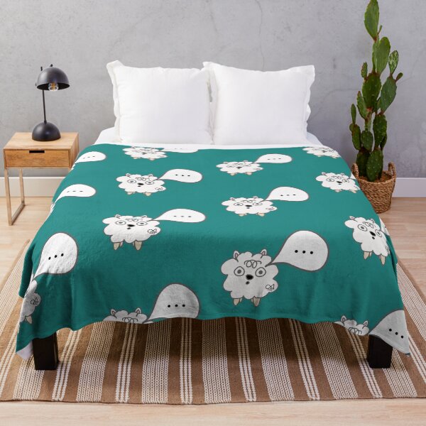 Item preview, LaMaisonOfMY MY BLANK STARE SHEEP COLLECTION  NO. 3 On Green designed and sold by LaMaisonOfMY.