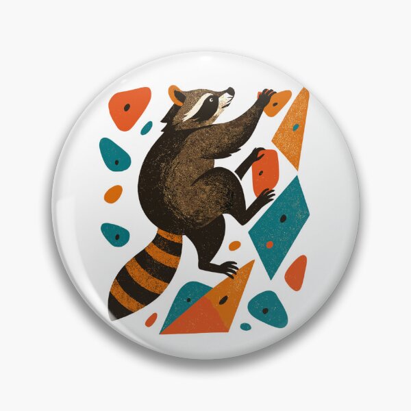 Item preview, Bouldering raccoon climbing motivation gift designed and sold by Pineapple-Tree.