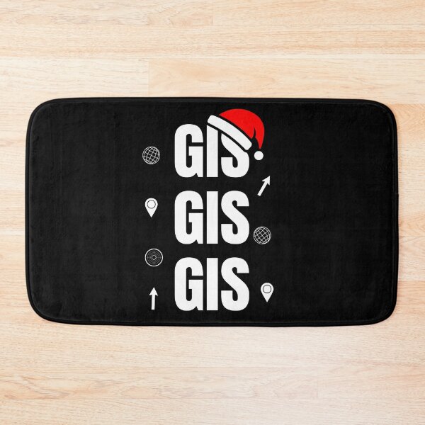 Item preview, GIS Christmas Typography Design designed and sold by SpatialPost.