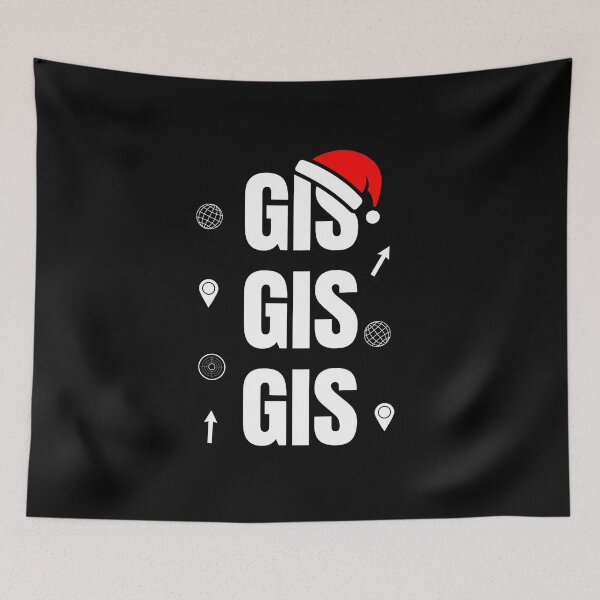 Item preview, GIS Christmas Typography Design designed and sold by SpatialPost.
