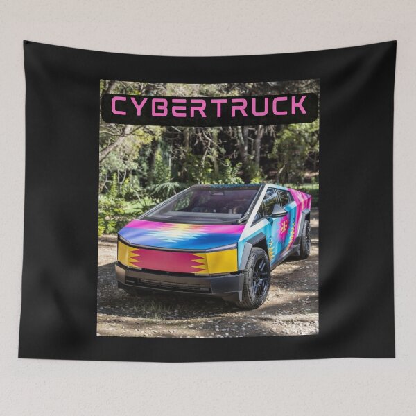 Item preview, cybertruck artwork designed and sold by TEEJAMBOREE.