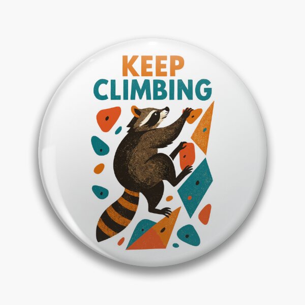 Item preview, Bouldering Raccoon Climbing Further Motivation Gift designed and sold by Pineapple-Tree.