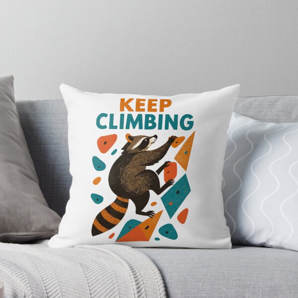 Item preview, Bouldering Raccoon Climbing Further Motivation Gift designed and sold by Pineapple-Tree.