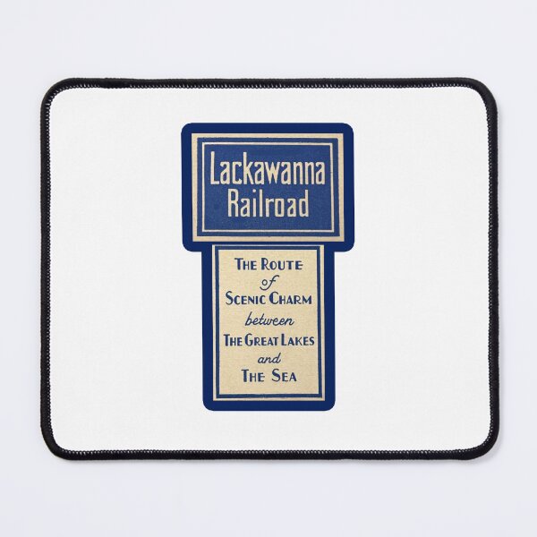Item preview, Vintage Lackawanna Railroad - The Route of Charm designed and sold by QuayTradingCo.