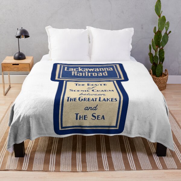 Item preview, Vintage Lackawanna Railroad - The Route of Charm designed and sold by QuayTradingCo.