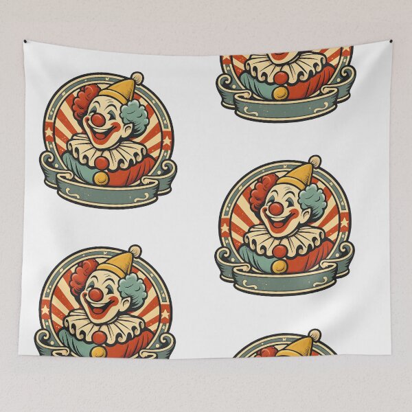 Item preview, Vintage Clown – Retro Circus Logo designed and sold by Dax Studio.