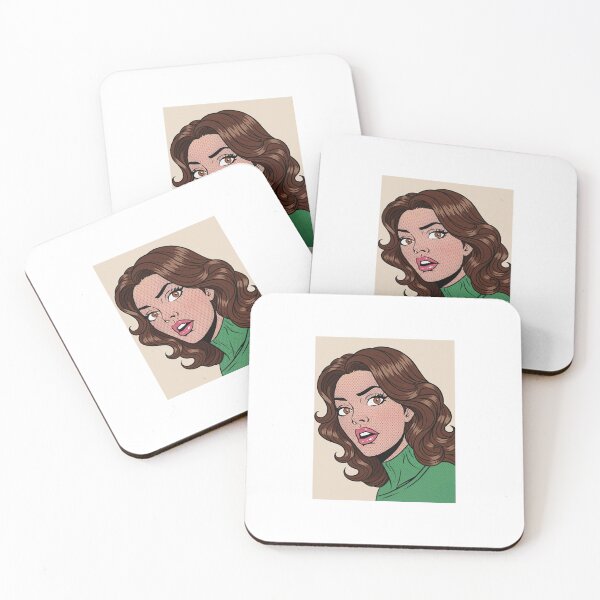 Item preview, Brown Hair, Brown Eyes, Pop-art, Woman designed and sold by PopartbyL.