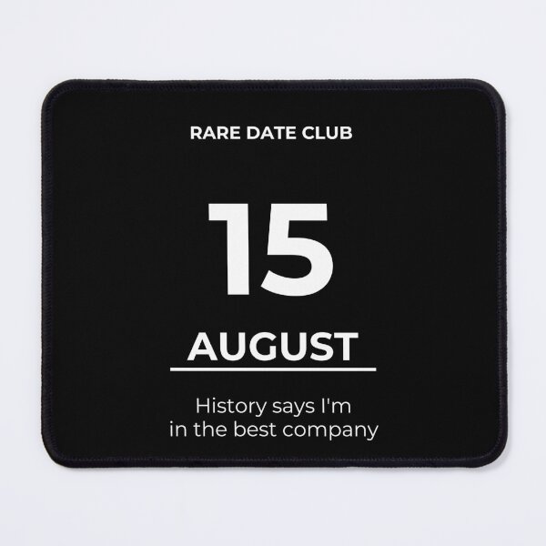 Item preview, Rare Date Club – August 15 designed and sold by ariksworld.