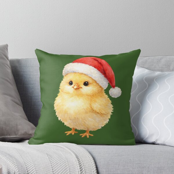 Item preview, Festive Chicky: Christmas Chick in Santa Hat designed and sold by MHD.