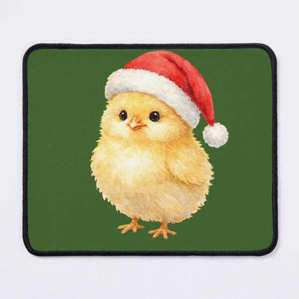 Item preview, Festive Chicky: Christmas Chick in Santa Hat designed and sold by MHD.