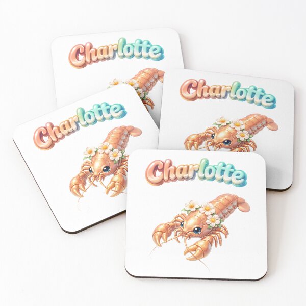 Item preview, Charlotte Cancer – Cute Zodiac Crayfish Fantasy Name Art designed and sold by AlexLineArt.