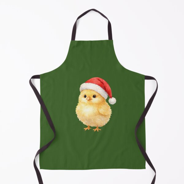 Item preview, Festive Chicky: Christmas Chick in Santa Hat designed and sold by MHD.