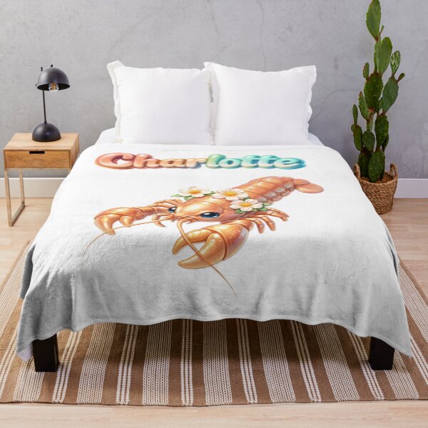 Item preview, Charlotte Cancer – Cute Zodiac Crayfish Fantasy Name Art designed and sold by AlexLineArt.