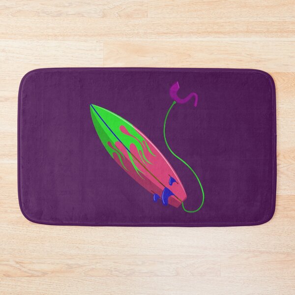 Item preview, Surf board with flames designed and sold by Chad's Skate Shop.