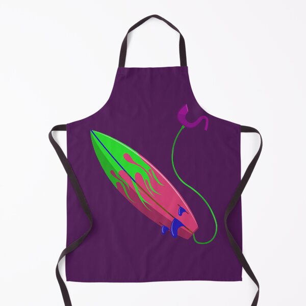 Item preview, Surf board with flames designed and sold by Chad's Skate Shop.