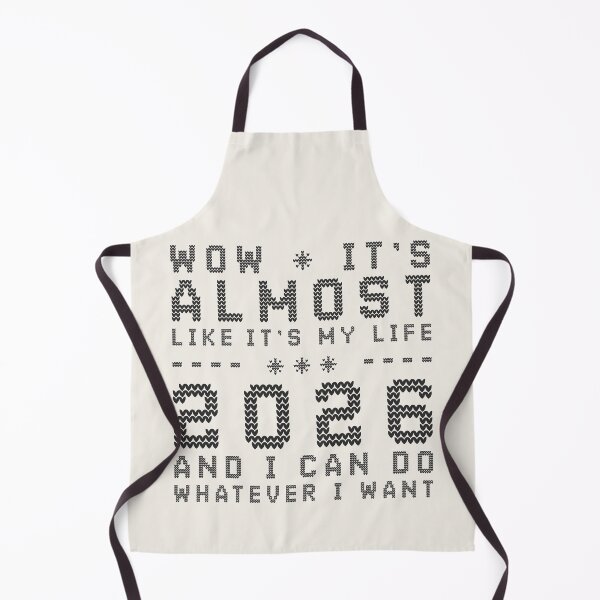 Item preview, Wow it’s almost 2026 and I can do whatever I want – cozy knit typography quote designed and sold by It's all about SHE.