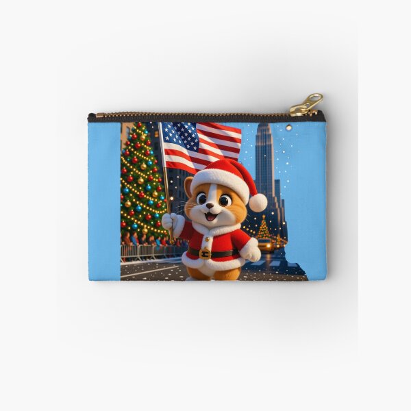 Item preview, York Christmas Parade – Cute 3D Holiday Celebration with USA Flag ,  designed and sold by PaintMeWorld.