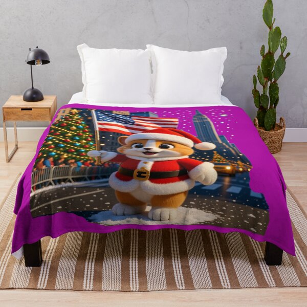 Item preview, York Christmas Parade – Cute 3D Holiday Celebration with USA Flag ,  designed and sold by PaintMeWorld.