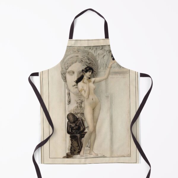 Item preview, Allegory of Sculpture – Gustav Klimt Symbolist Classical Art Print designed and sold by Art Outlaws.