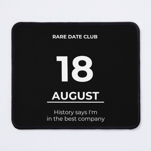 Item preview, Rare Date Club – August 18 designed and sold by ariksworld.