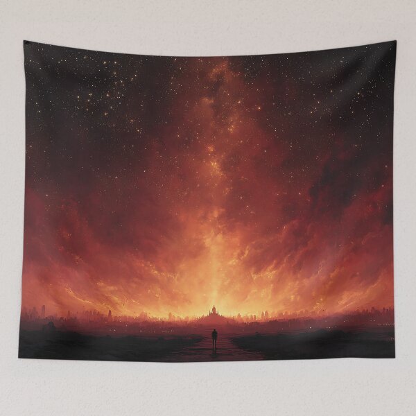 Item preview, A World In Flames designed and sold by AbsoluteAI.