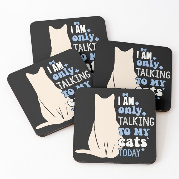 Item preview, I Am Only Talking To My Cats Today Funny Cat Lover designed and sold by dianadouri.