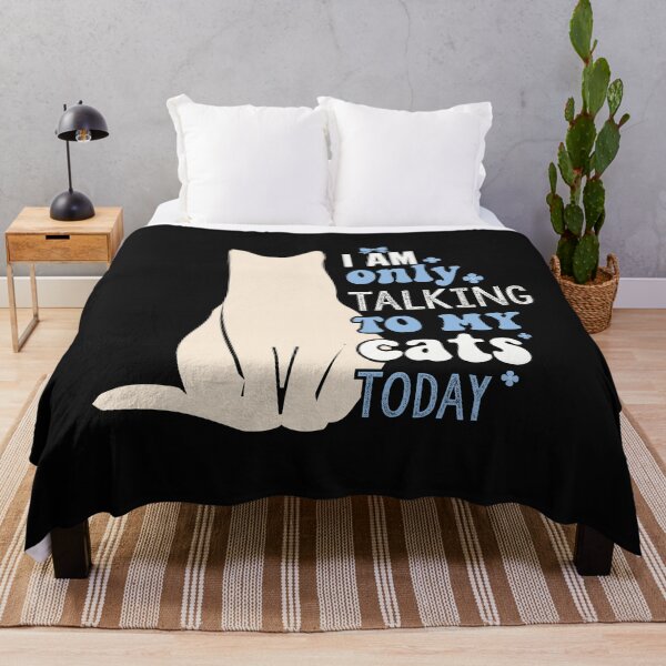 Item preview, I Am Only Talking To My Cats Today Funny Cat Lover designed and sold by dianadouri.