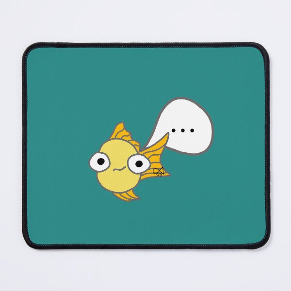 Item preview, LaMaisonOfMY MY BLANK STARE GOLDFISH COLLECTION  NO. 1 On Green designed and sold by LaMaisonOfMY.