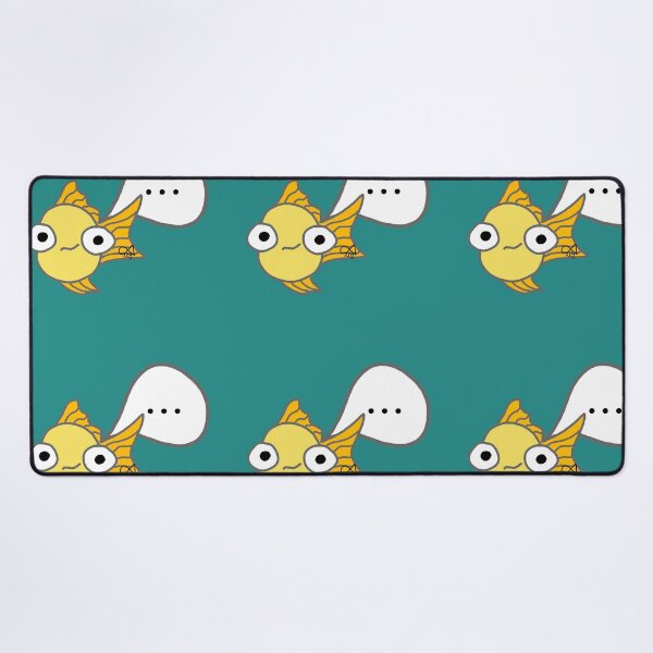 Item preview, LaMaisonOfMY MY BLANK STARE GOLDFISH COLLECTION NO. 1 On Green designed and sold by LaMaisonOfMY.