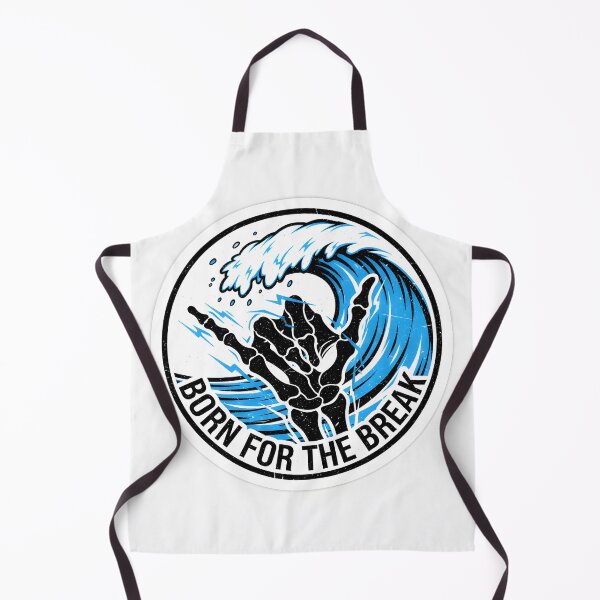 Item preview, Born for the Break Surfing Skeleton Sticker designed and sold by homydesign.