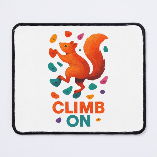 Item preview, Bouldering squirrel climbing motivation gift designed and sold by Pineapple-Tree.