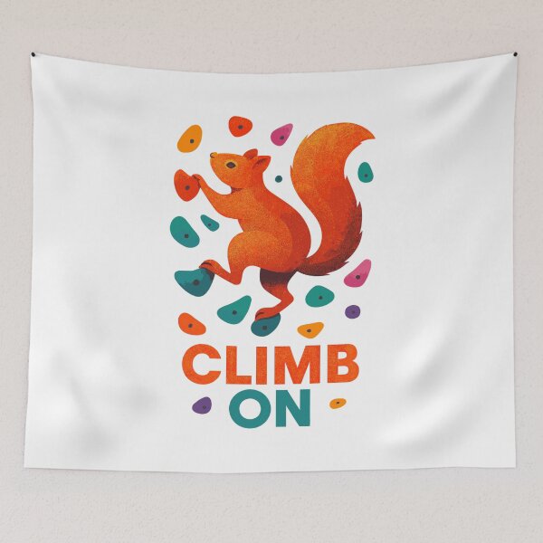 Item preview, Bouldering squirrel climbing motivation gift designed and sold by Pineapple-Tree.
