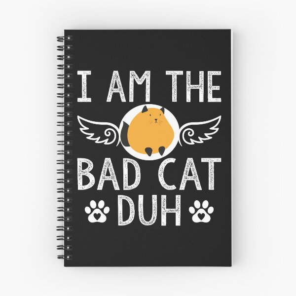 Item preview, I Am The Bad Cat Duh Funny Cat Lover  designed and sold by dianadouri.